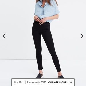 New Madewell 10in High Rise skinny jeans